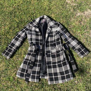 Vintage plaid coat